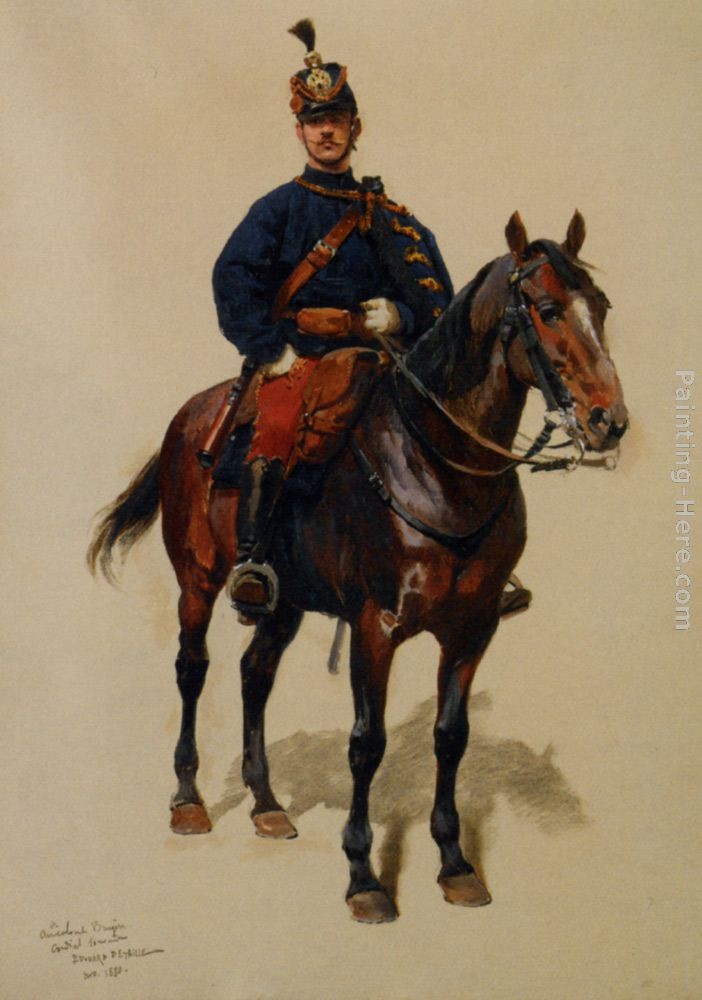 Jean Baptiste Edouard Detaille Un soldat de la cavalerie